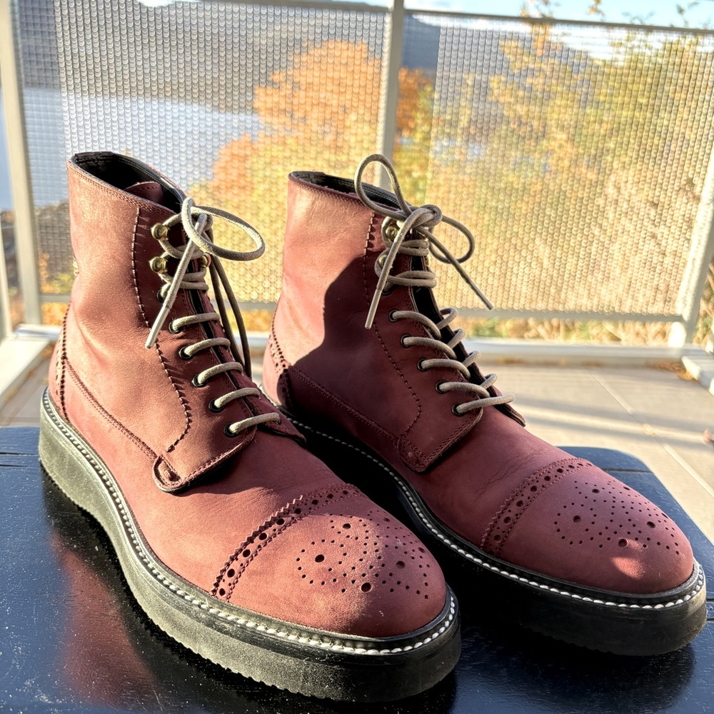 Alexander McQueen suede ankle Boots